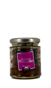 Olijfjes Les Délices de l'Oulibo Zwarte olijfjes AOP Lucques du Languedoc 120 gr Frankrijk